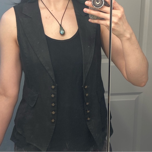 Love Tree Y2K Black Vest - Picture 5 of 13